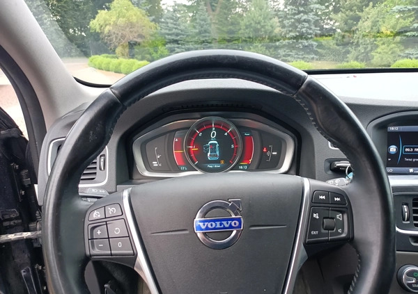 Volvo V60 cena 43777 przebieg: 178000, rok produkcji 2014 z Rydzyna małe 232